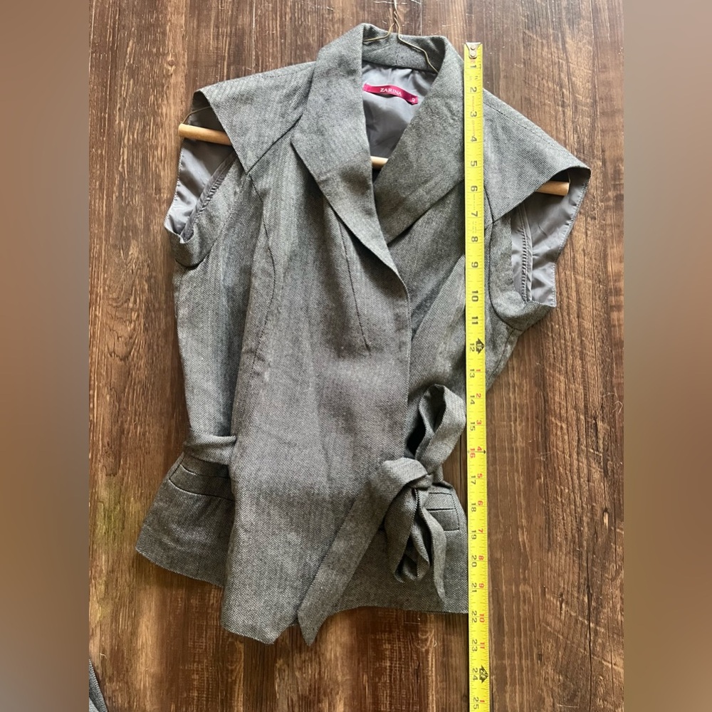 Zarina 2-Piece Sleeveless Wrap Vest and Trousers - Picture 3 of 10